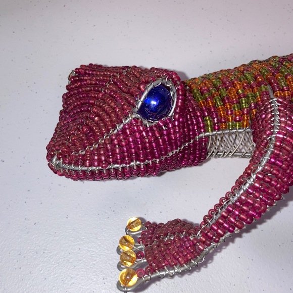 Beaded Lizard Decor - Picture 2 of 9